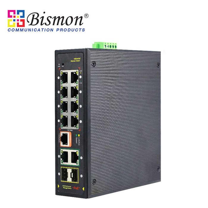 8-ports-10-100Mbps-RJ45-PoE-Gigabit-2-Port-RJ45-SFP-Combo-Industrial-Switch-Managed